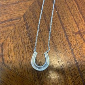 Tiffany and company horse shoe necklace